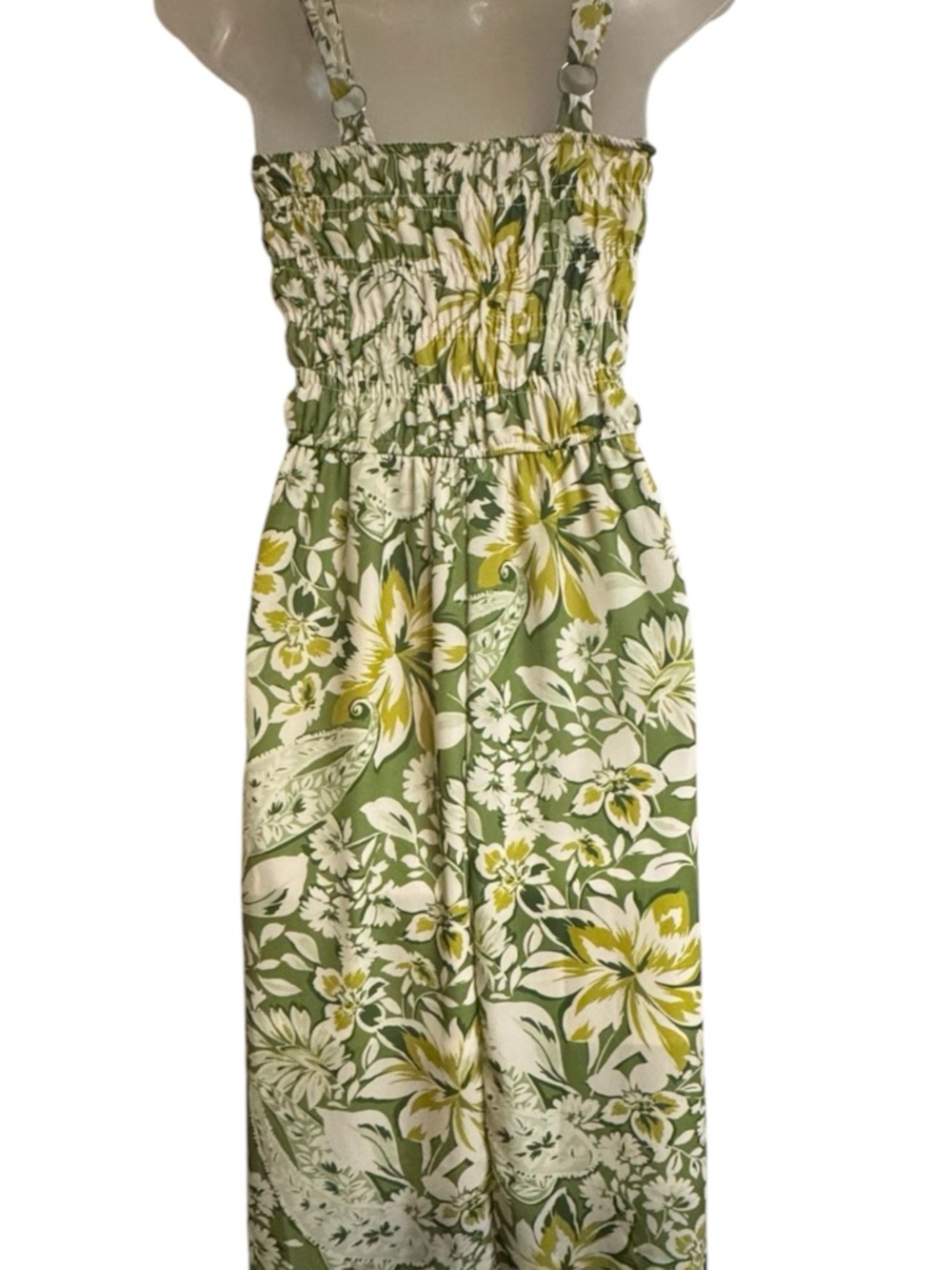 NWT Francesca's Collections Shades of Greens Floral Sun Dress   XSMALL    #CL - Picture 4 of 8